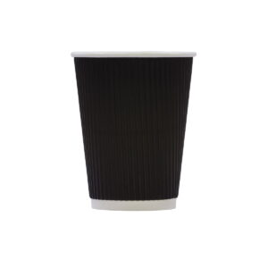 Triple Wall Ribbed Paper Hot Cups 12 oz