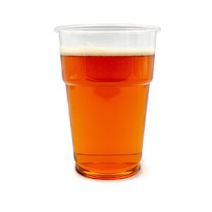 Pint to Line Glass Plastic