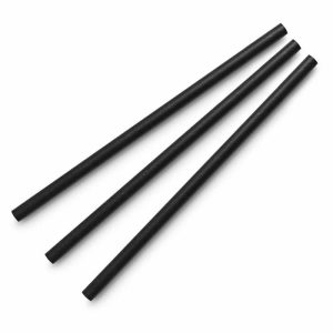 Paper Sipping Straws Black