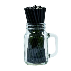 Paper Straws Black