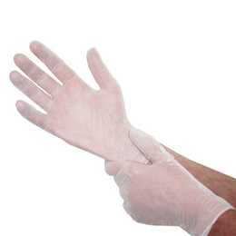 White Nitrile Powered Free Gloves x 200