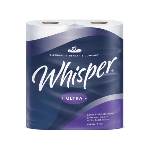 3 Ply Whisper Ultra Toilet Roll