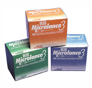 BD Sterile Microlance 3 Needles 25g (Orange) x1