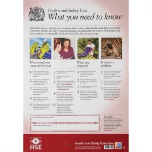 Health & Safety Law Poster