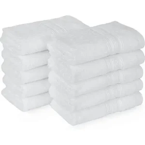 White Face Cloths x10